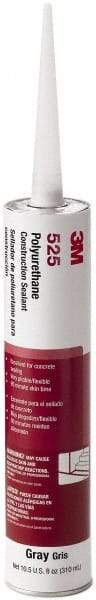 3M - 10.5 oz Cartridge Gray Urethane Joint Sealant - -22 to 176°F Operating Temp, 150 min Tack Free Dry Time, 24 hr Full Cure Time, Series 525 - Exact Tool & Supply