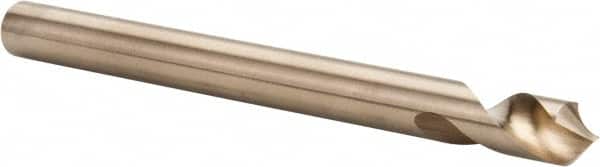 Cleveland - 1/2" Body Diam, 90°, 6" OAL, Cobalt Spotting Drill - Exact Tool & Supply