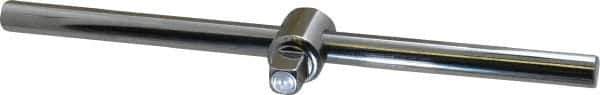 Proto - 3/8" Drive Socket Sliding T-Handle - 8" OAL, Chrome Finish - Exact Tool & Supply