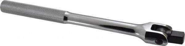 Proto - 1/2" Drive Flex Socket Handle - 10-7/8" OAL, Chrome Finish - Exact Tool & Supply