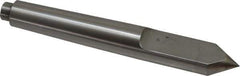 Riten - 3/4" Head Diam, Carbide-Tipped Steel Standard Point Half Dead Center - Jarno 6 Taper, 3/4" Point Diam, 2-3/16" Point Length, 5-1/2" OAL - Exact Tool & Supply