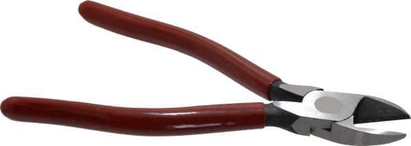 Proto - 7-5/16" OAL, Diagonal Cutter - 1" Jaw Length x 7/8" Jaw Width, Oval Head, Plastisol Handle - Exact Tool & Supply