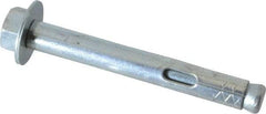 Red Head - 5/16" Diam, 5/16" Drill, 2-1/2" OAL, 2-3/4" Min Embedment Sleeve Concrete Anchor - Steel, Zinc-Plated Finish, Hex Nut Head, Hex Drive - Exact Tool & Supply
