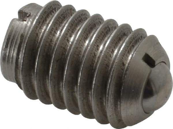 Gibraltar - 1/2-13, 0.281" Ball Diam, 3/4" Body Length, 0.072" Max Ball Reach, Threaded Ball Plunger - Stainless Steel Body, Stainless Steel Ball, 3 Lb Initial End Force, 6 Lb Final End Force - Exact Tool & Supply
