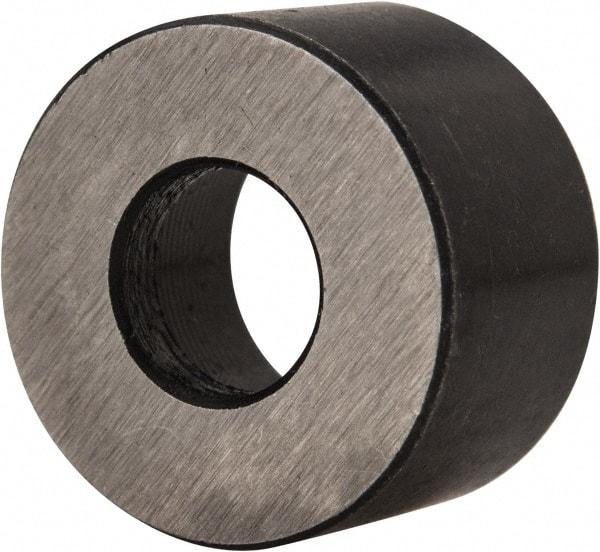 Gibraltar - 3/8" OAL, 5/8" OD, Heat Treated Steel, Counterbored Rest Button - Black Oxide Coating - Exact Tool & Supply
