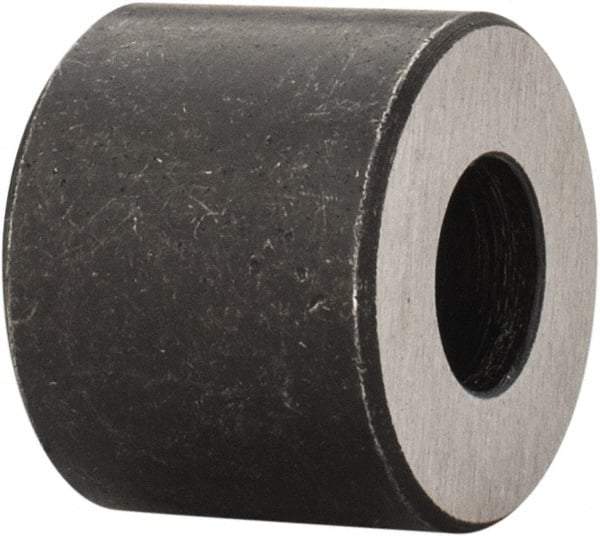 Gibraltar - 1/2" OAL, 5/8" OD, Heat Treated Steel, Counterbored Rest Button - Black Oxide Coating - Exact Tool & Supply