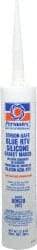 Permatex - 11 oz Cartridge Blue RTV Silicone Gasket Sealant - -65 to 400°F Operating Temp, 24 hr Full Cure Time - Exact Tool & Supply