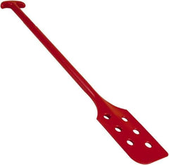 Remco - Red Polypropylene Mixing Paddle with Holes - 40" Overall Length - Exact Tool & Supply
