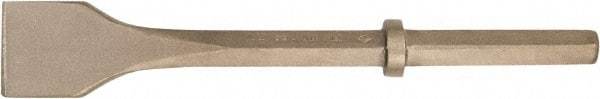 Ampco - 3" Head Width, 18" OAL, 1-1/8" Shank Diam, Chisel - Hex Drive, Hex Shank - Exact Tool & Supply