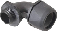 Murrplastik - 3/4" Trade, Nylon Compression Angled Liquidtight Conduit Connector - Noninsulated - Exact Tool & Supply