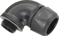 Murrplastik - 1" Trade, Nylon Compression Angled Liquidtight Conduit Connector - Noninsulated - Exact Tool & Supply