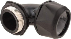 Murrplastik - 2" Trade, Nylon Compression Angled Liquidtight Conduit Connector - Noninsulated - Exact Tool & Supply