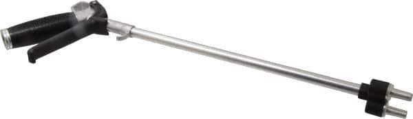 Coilhose Pneumatics - 150 Max psi High Flow Multi-Jet Nozzle Pistol Grip Blow Gun - 3/8 NPT, 12" Tube Length, Aluminum - Exact Tool & Supply