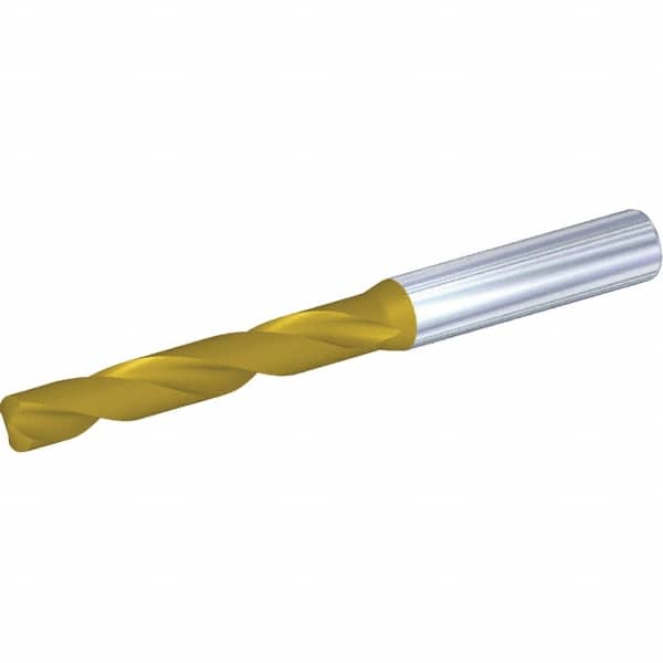 Kennametal - 3.5mm 140° Spiral Flute Solid Carbide Screw Machine Drill Bit - Exact Tool & Supply