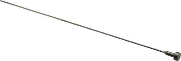 Gibraltar - 3/64" Pin Diam, 1/4" Head Diam x 1/8" Head Height, 6" OAL, Shoulder Ejector Pin - Steel, 5-1/2" Pin Length - Exact Tool & Supply