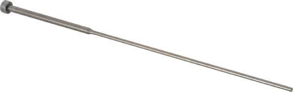 Gibraltar - 5/64" Pin Diam, 1/4" Head Diam x 1/8" Head Height, 6" OAL, Shoulder Ejector Pin - Steel - Exact Tool & Supply