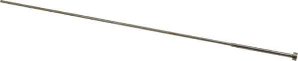 Gibraltar - 3/32" Pin Diam, 1/4" Head Diam x 1/8" Head Height, 10" OAL, Shoulder Ejector Pin - Steel - Exact Tool & Supply