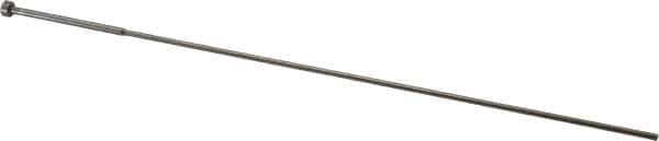 Gibraltar - 3/32" Pin Diam, 1/4" Head Diam x 1/8" Head Height, 10" OAL, Shoulder Ejector Pin - Steel - Exact Tool & Supply