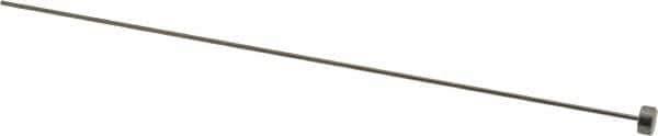 Gibraltar - 3/64" Pin Diam, 1/4" Head Diam x 1/8" Head Height, 6" OAL, Straight Ejector Pin - Steel, 5-7/8" Pin Length - Exact Tool & Supply