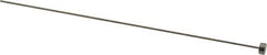 Gibraltar - 3/64" Pin Diam, 1/4" Head Diam x 1/8" Head Height, 6" OAL, Straight Ejector Pin - Steel, 5-7/8" Pin Length - Exact Tool & Supply