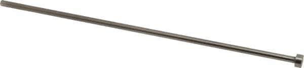 Gibraltar - 1/8" Pin Diam, 1/4" Head Diam x 1/8" Head Height, 6" OAL, Straight Ejector Pin - Steel, 5-7/8" Pin Length - Exact Tool & Supply