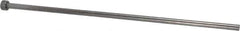 Gibraltar - 5/32" Pin Diam, 9/32" Head Diam x 5/32" Head Height, 6" OAL, Straight Ejector Pin - Steel, 5-27/32" Pin Length - Exact Tool & Supply