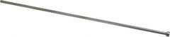 Gibraltar - 5/32" Pin Diam, 9/32" Head Diam x 5/32" Head Height, 10" OAL, Straight Ejector Pin - Steel, 9-27/32" Pin Length - Exact Tool & Supply