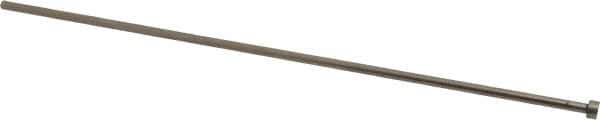 Gibraltar - 5/32" Pin Diam, 9/32" Head Diam x 5/32" Head Height, 10" OAL, Straight/Oversize Ejector Pin - Steel, 9-27/32" Pin Length - Exact Tool & Supply