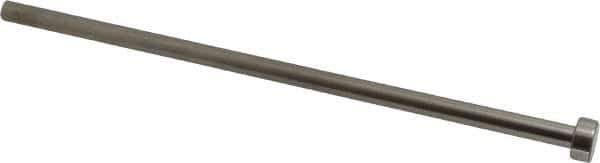 Gibraltar - 7/32" Pin Diam, 13/32" Head Diam x 3/16" Head Height, 6" OAL, Straight Ejector Pin - Steel, 5-13/16" Pin Length - Exact Tool & Supply