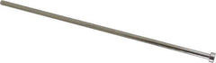 Gibraltar - 15/64" Pin Diam, 13/32" Head Diam x 3/16" Head Height, 10" OAL, Straight Ejector Pin - Steel, 9-13/16" Pin Length - Exact Tool & Supply