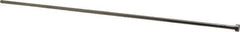 Gibraltar - 1/4" Pin Diam, 7/16" Head Diam x 3/16" Head Height, 18" OAL, Straight Ejector Pin - Steel, 17-13/16" Pin Length - Exact Tool & Supply