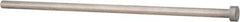 Gibraltar - 21/64" Pin Diam, 9/16" Head Diam x 1/4" Head Height, 10" OAL, Straight Ejector Pin - Steel, 9-3/4" Pin Length - Exact Tool & Supply