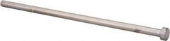 Gibraltar - 3/8" Pin Diam, 5/8" Head Diam x 1/4" Head Height, 10" OAL, Straight Ejector Pin - Steel, 9-3/4" Pin Length - Exact Tool & Supply