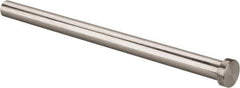 Gibraltar - 5/8" Pin Diam, 7/8" Head Diam x 1/4" Head Height, 10" OAL, Straight Ejector Pin - Steel, 9-3/4" Pin Length - Exact Tool & Supply