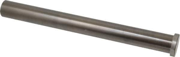 Gibraltar - 1" Pin Diam, 1-1/4" Head Diam x 1/4" Head Height, 10" OAL, Straight Ejector Pin - Steel - Exact Tool & Supply