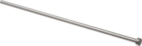 Gibraltar - 1/4" Pin Diam, 7/16" Head Diam x 3/16" Head Height, 10" OAL, Soft Core Pin - Steel, 9-13/16" Pin Length - Exact Tool & Supply