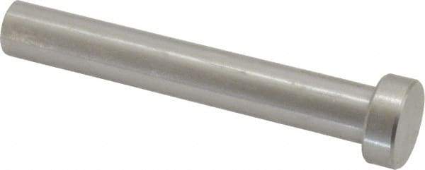 Gibraltar - 7/16" Pin Diam, 11/16" Head Diam x 1/4" Head Height, 3" OAL, Soft Core Pin - Steel, 2-3/4" Pin Length - Exact Tool & Supply