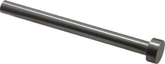 Gibraltar - 1/4" Pin Diam, 7/16" Head Diam x 3/16" Head Height, 3" OAL, Hard Core Pin - Steel, 2-13/16" Pin Length - Exact Tool & Supply