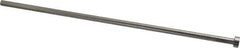 Gibraltar - 1/4" Pin Diam, 7/16" Head Diam x 3/16" Head Height, 10" OAL, Hard Core Pin - Steel, 9-13/16" Pin Length - Exact Tool & Supply