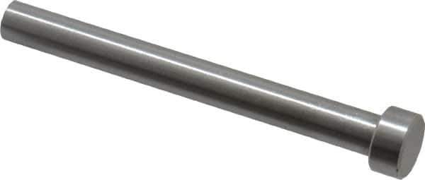 Gibraltar - 5/16" Pin Diam, 1/2" Head Diam x 1/4" Head Height, 3" OAL, Hard Core Pin - Steel, 2-3/4" Pin Length - Exact Tool & Supply