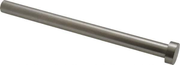 Gibraltar - 7/16" Pin Diam, 11/16" Head Diam x 1/4" Head Height, 6" OAL, Hard Core Pin - Steel, 5-3/4" Pin Length - Exact Tool & Supply