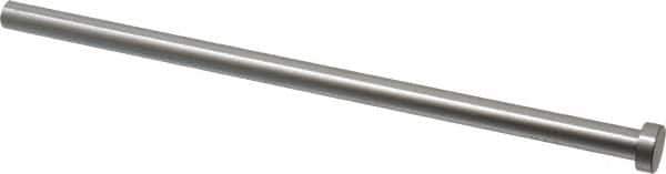Gibraltar - 7/16" Pin Diam, 11/16" Head Diam x 1/4" Head Height, 10" OAL, Hard Core Pin - Steel, 9-3/4" Pin Length - Exact Tool & Supply