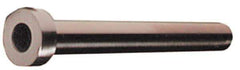 Gibraltar - 9/16" Inside x 3/4" OD, 6" OAL, Nitride Coated Die Steel, Die & Mold Ejector Sleeve - 1" Head Diam, 1/4" Head Height, 45° Chamfer Angle, 3/64" Chamfer Length, 1/32" Corner Radius - Exact Tool & Supply