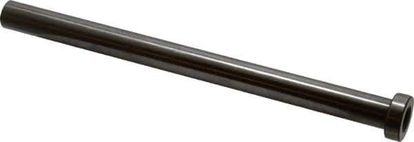 Gibraltar - 3/8" Inside x 1/2" OD, 7" OAL, Nitride Coated Die Steel, Die & Mold Ejector Sleeve - 3/4" Head Diam, 1/4" Head Height, 45° Chamfer Angle, 3/64" Chamfer Length, 1/32" Corner Radius - Exact Tool & Supply