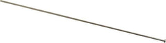 Gibraltar - 2.5mm Pin Diam, 5mm Head Diam x 2mm Head Height, 250mm OAL, Straight Ejector Pin - Steel, 248mm Pin Length - Exact Tool & Supply