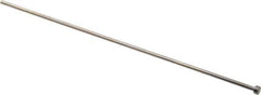 Gibraltar - 3mm Pin Diam, 6mm Head Diam x 3mm Head Height, 200mm OAL, Straight Ejector Pin - Steel, 197mm Pin Length - Exact Tool & Supply
