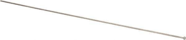Gibraltar - 3mm Pin Diam, 6mm Head Diam x 3mm Head Height, 500mm OAL, Straight Ejector Pin - Steel, 497mm Pin Length - Exact Tool & Supply
