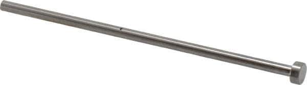 Gibraltar - 3.5mm Pin Diam, 7mm Head Diam x 3mm Head Height, 100mm OAL, Straight Ejector Pin - Steel, 97mm Pin Length - Exact Tool & Supply