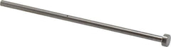 Gibraltar - 3.5mm Pin Diam, 7mm Head Diam x 3mm Head Height, 100mm OAL, Straight Ejector Pin - Steel, 97mm Pin Length - Exact Tool & Supply