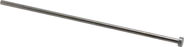 Gibraltar - 4mm Pin Diam, 8mm Head Diam x 3mm Head Height, 160mm OAL, Straight Ejector Pin - Steel, 157mm Pin Length - Exact Tool & Supply